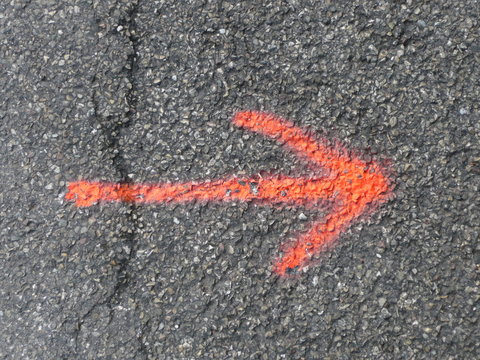 roter Pfeil