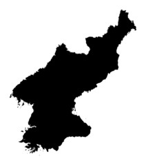 Detailed map of North Korea