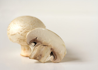 Fototapeta premium White Button Mushrooms