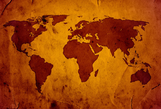 Fototapeta XXL World Map