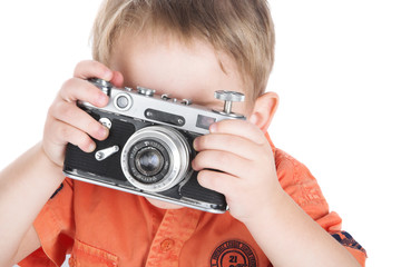 The boy and a camera