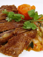 chinesische fritierte entenbrust