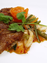 chinesische fritierte hühnchenbrust