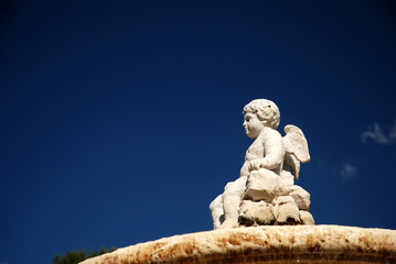 Statue d'ange à Madrid