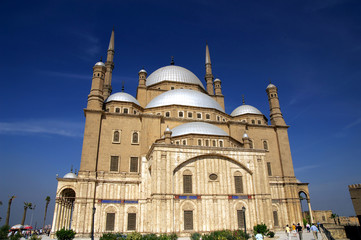Fototapeta na wymiar Mosque of Mohamed Ali at Saladin Citadel of Cairo, Egypt