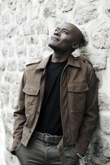 Obraz premium Handsome Afro-American Man