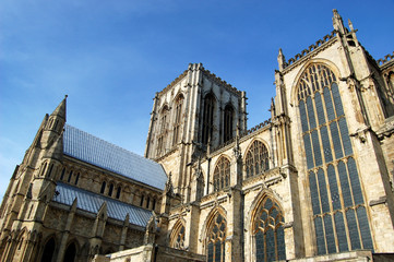 south side and central tower of York Minster