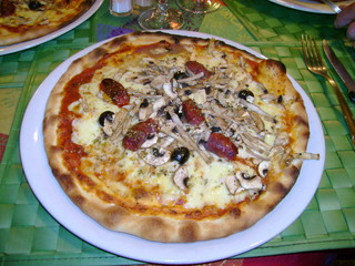 pizza merguez du chef