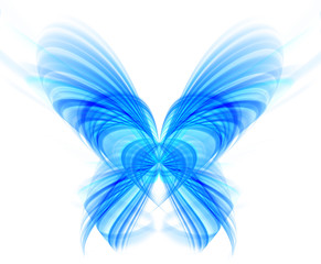 Abstract blue butterfly - 5021585