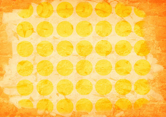 yellow spotted paper