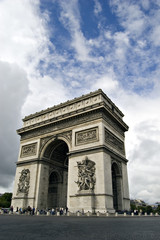 Fototapeta na wymiar Arc de Triomphe in Paris. France