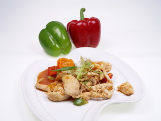 chinesisches hühnchen süß scharf
