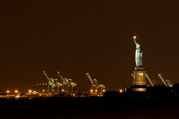Statue of Liberty at Night