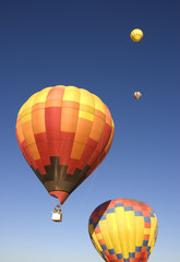Hot air balloons at Taos festival