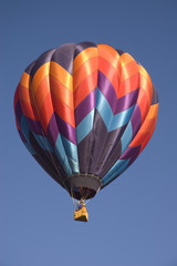 balloon rising at Taos festival