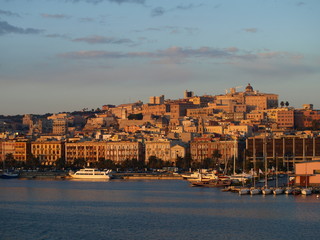 Fototapeta premium cagliari, sardaigne, en italie
