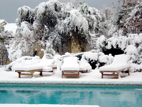 Piscine en hivers