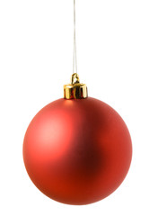 Red christmas ball