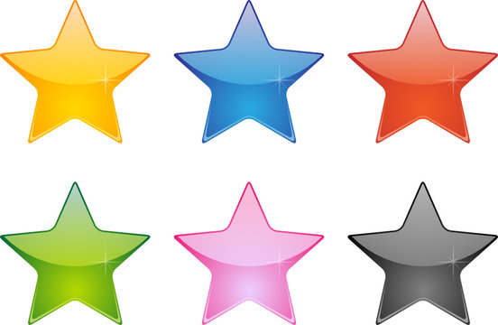 &eacute;toiles vectorielles, facilement modifiable