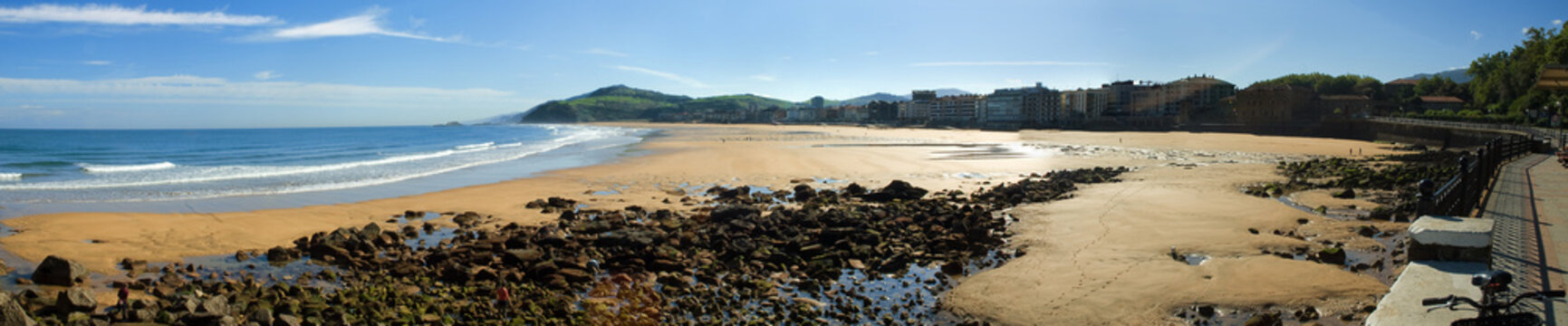 Playa de Zarauz panoramica