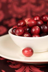 Juicy cranberries