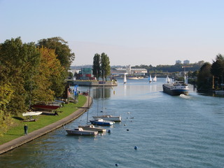 L'entrée du port de Bonneuil-sur-Marne 