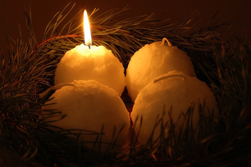 Advent candles