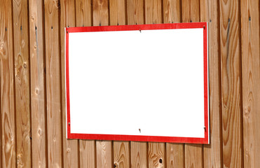 Blank sign