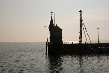 Naklejka premium Hafen, Konstanz, Bodensee