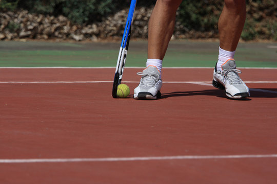 una pelota para un partido......