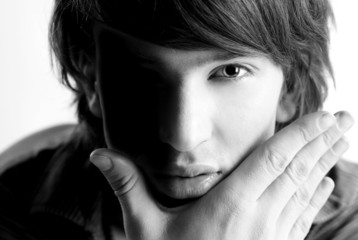 portrait of handsome man