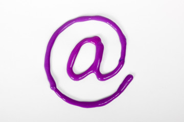 Fototapeta premium violet at