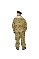 Soldier in khaki uniform