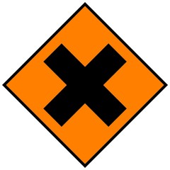 Obraz premium harmful sign