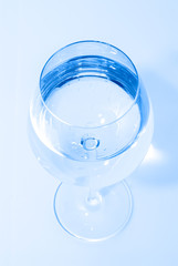 Glass with water