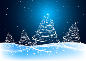 Obraz premium Christmas Forest