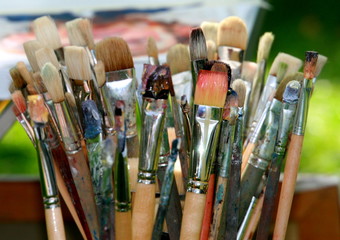 Pinsel gebraucht