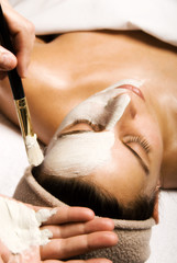 Naklejka premium Facial