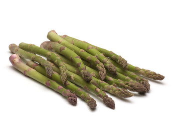 asparagus on white background