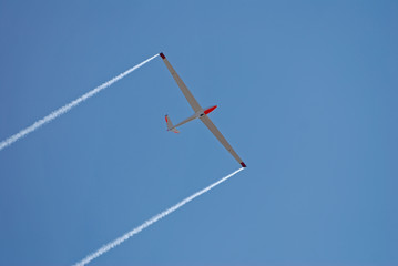 Glider in the sky