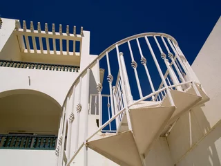 Cercles muraux Tunisie escalera en Hammamet Tunisia