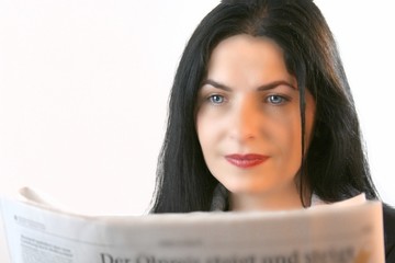 Zeitung lesen