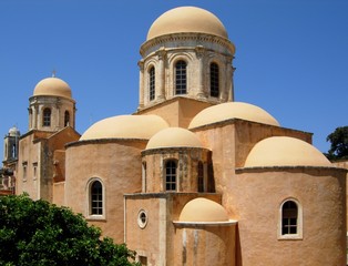 Fototapeta na wymiar monastère en Crète