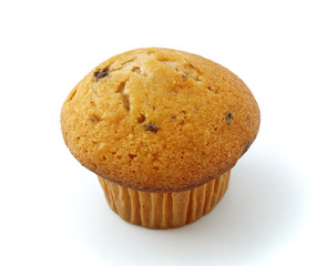 muffin with chocolate filling