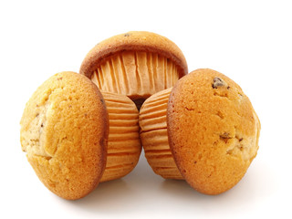 muffins with chocolate filling