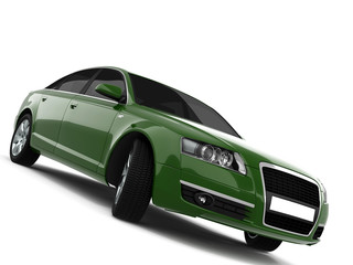Fototapeta premium Green Business-Class Car