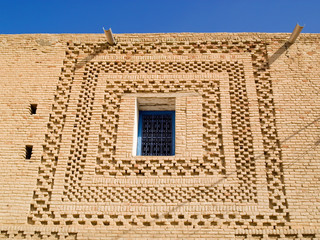 Window and wall in Tozeur Tunisia