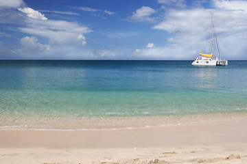 Obraz premium Tropical Catamaran