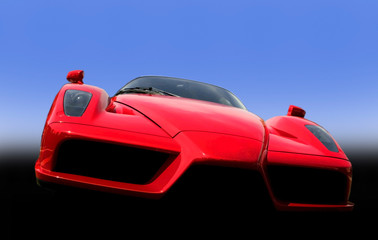Red Exotic Sports Car