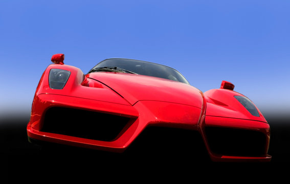 Red Exotic Sports Car
